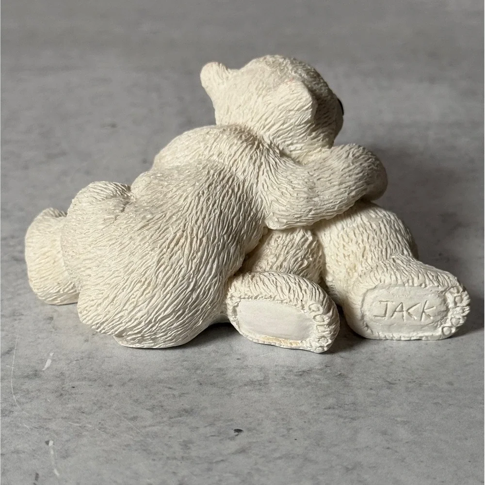 Alaska Polar Pals Jack Jill Polar Bear Resin Figurine Sculpture Twin Cubs Bears - Picture 3 of 15